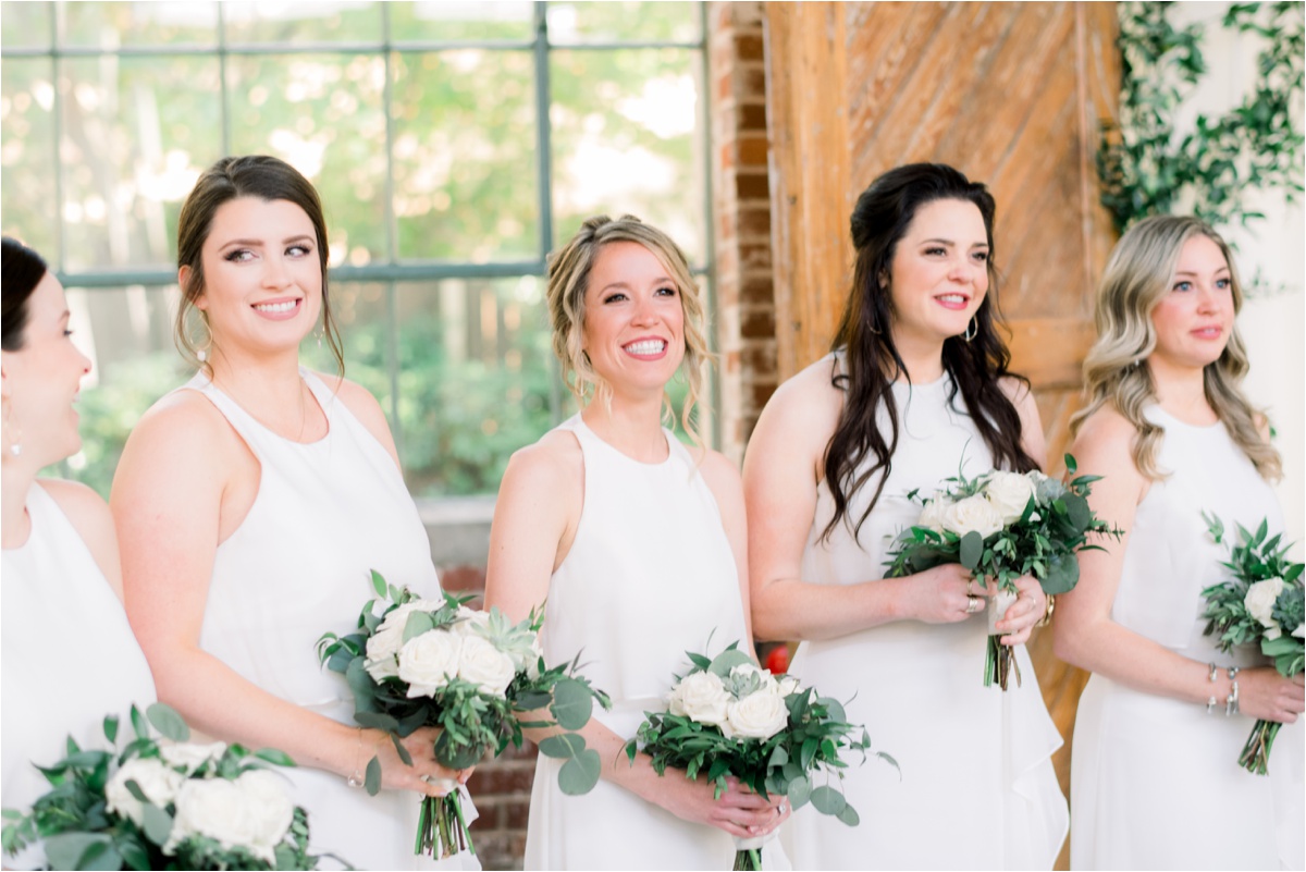 the foundry at puritan mill ceremony, industrial wedding venues