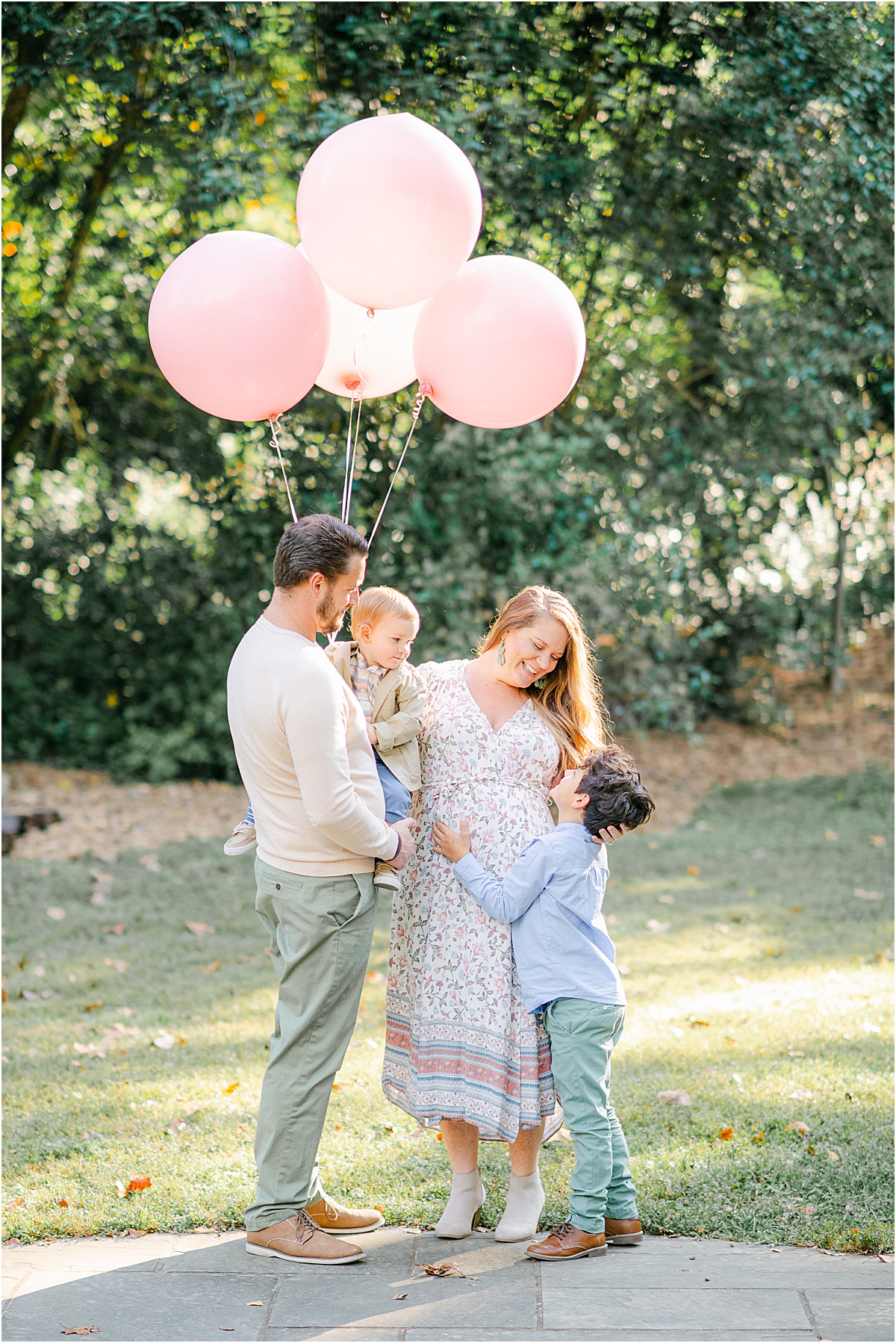 balloon gender reveal at cator woolford gardens
