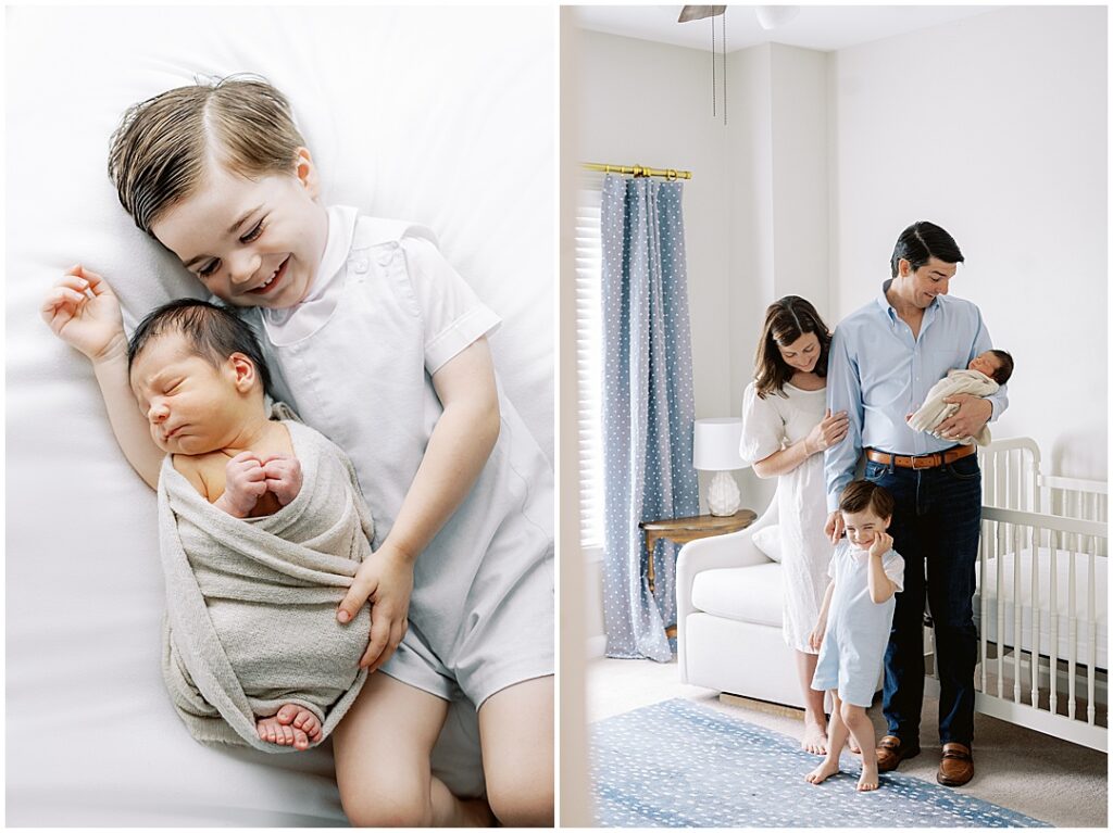 in-home newborn session in Atlanta