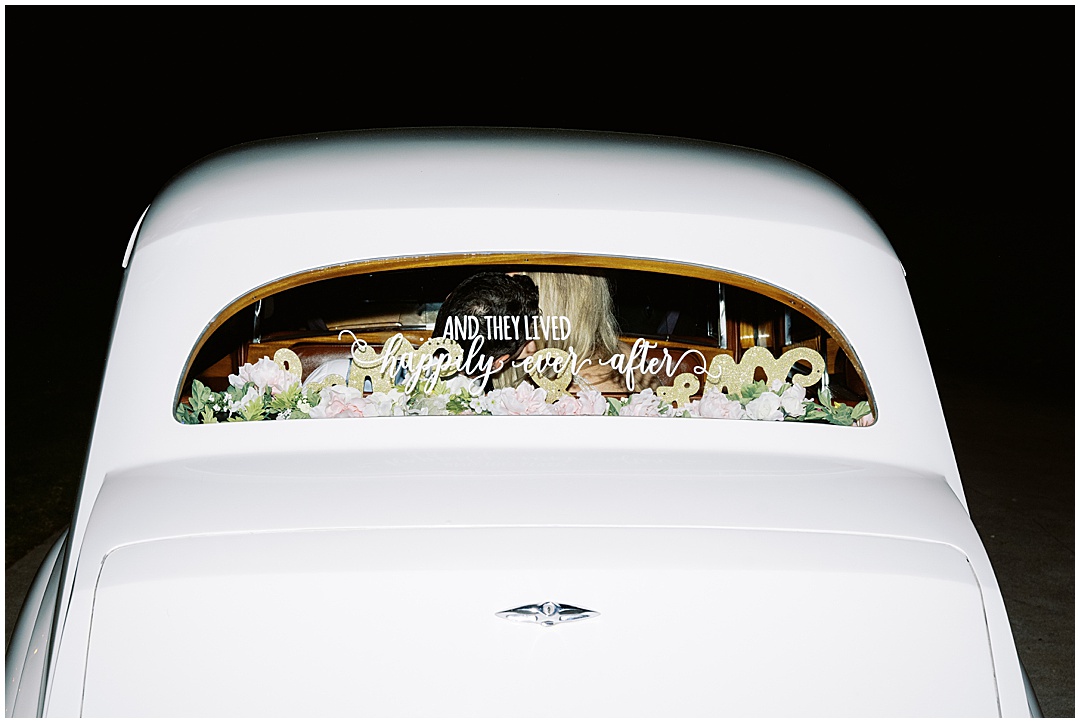 Rolls-Royce wedding getaway car