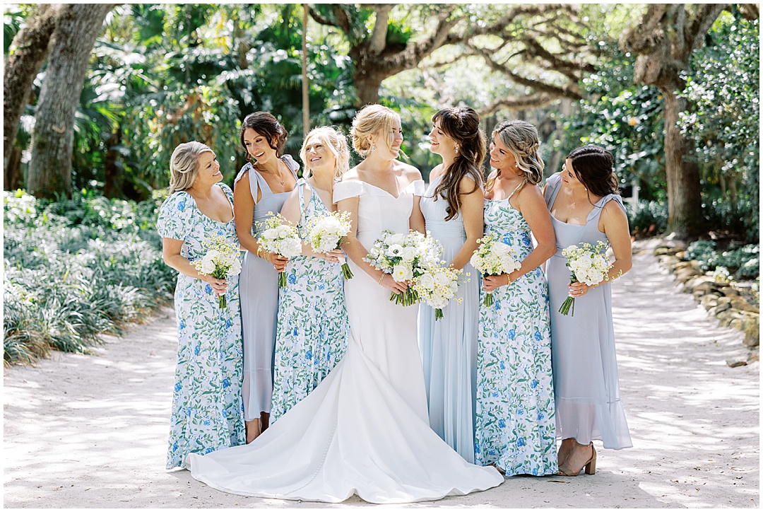 bridesmaids mismatched dresses