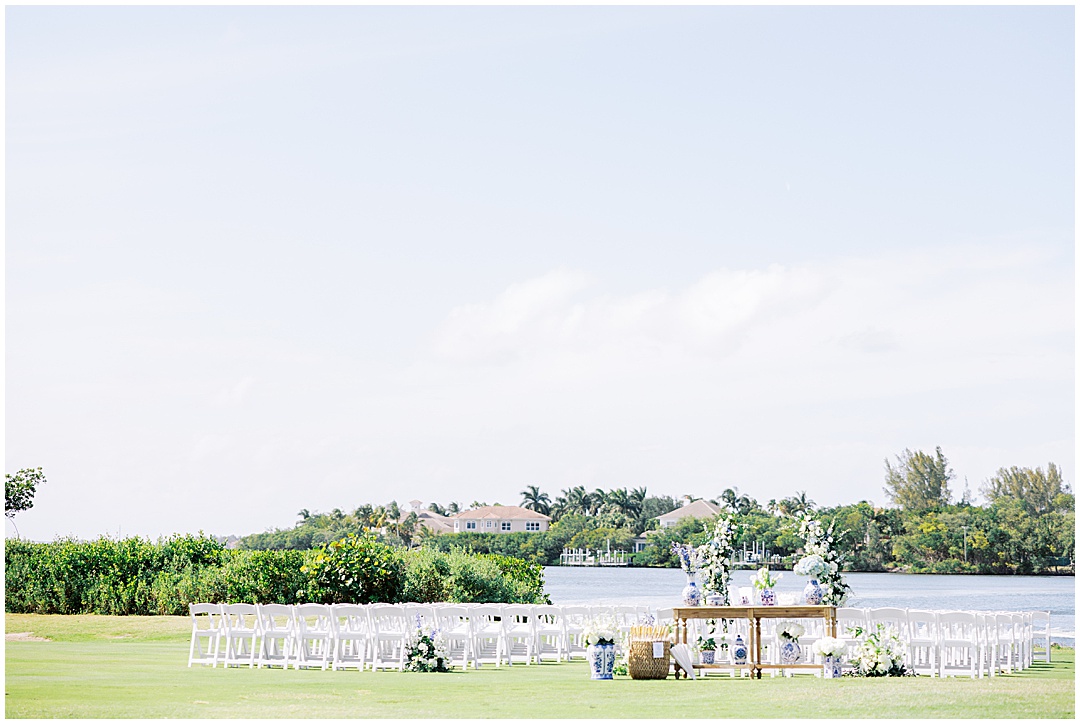 waterfront ceremony in vero beach florida