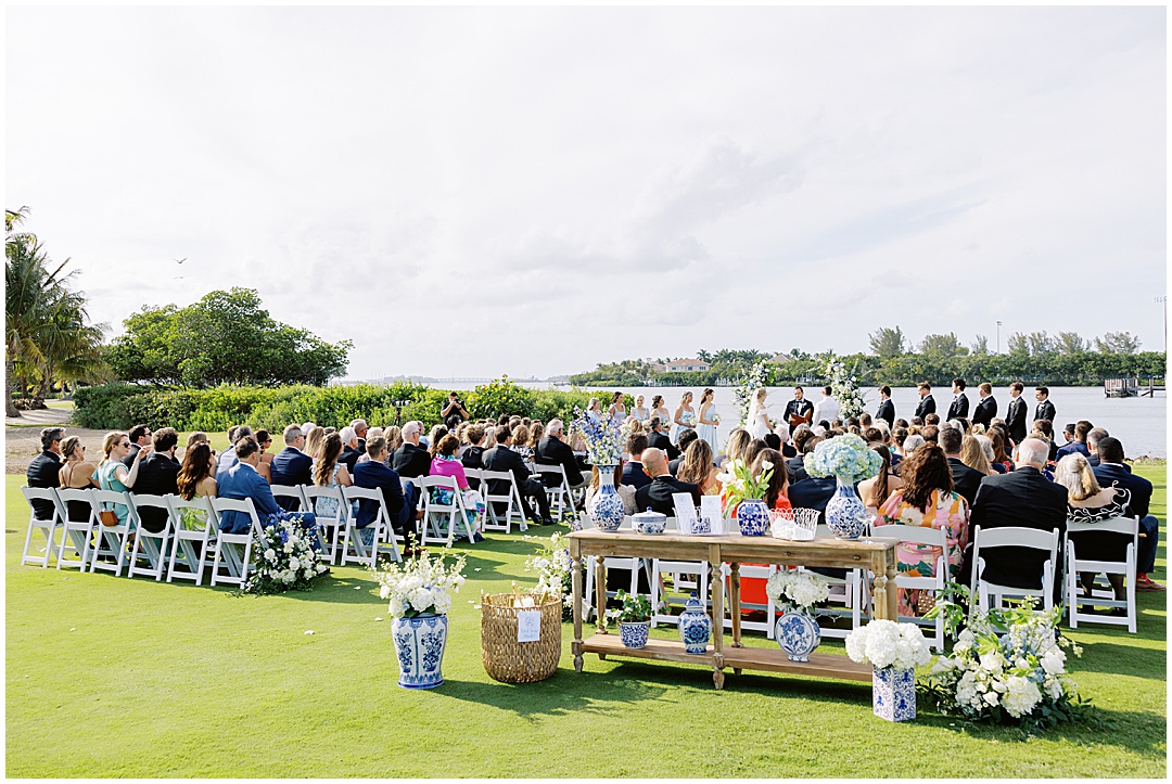 The moorings vero beach wedding ceremony