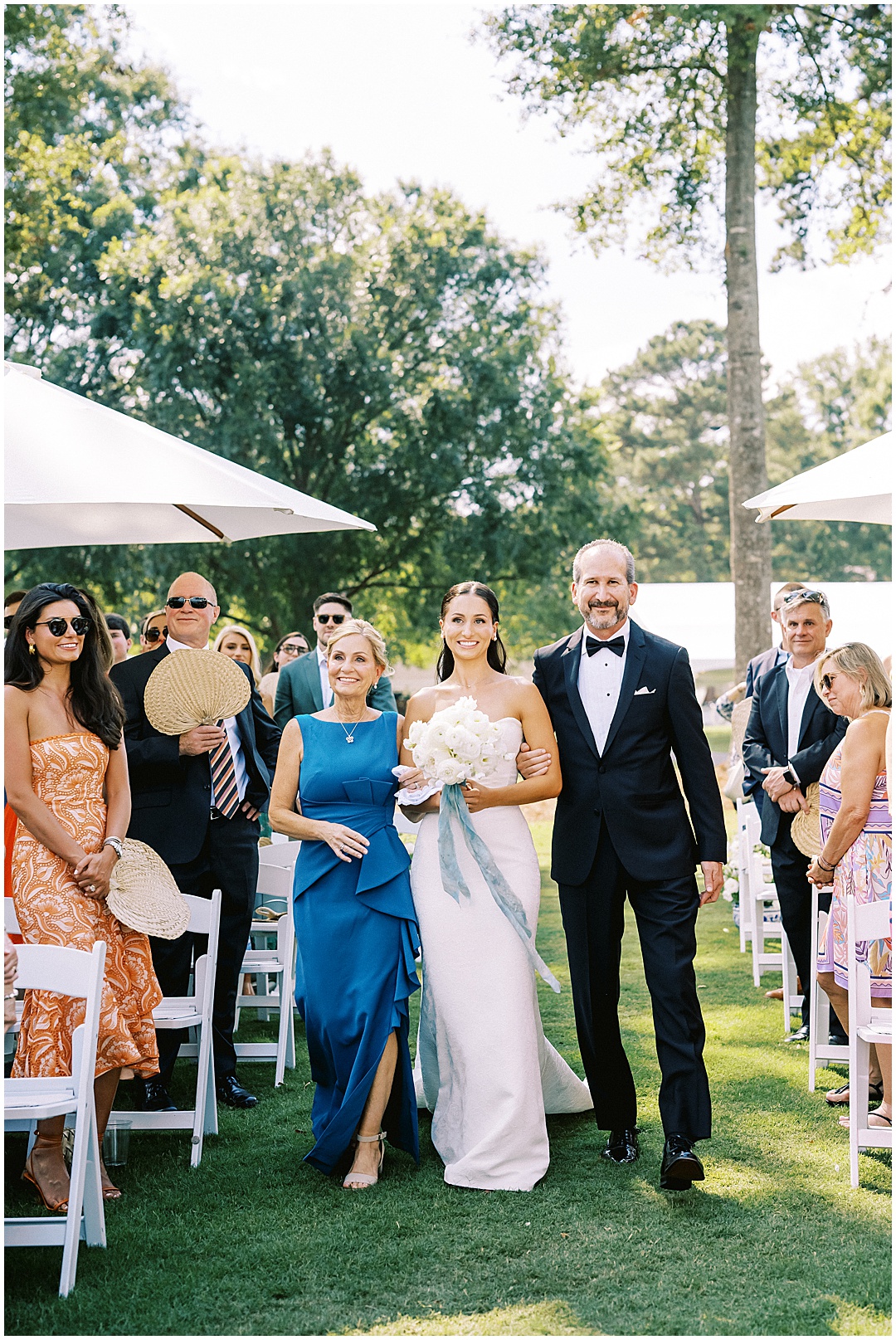 bride walking down the aisle