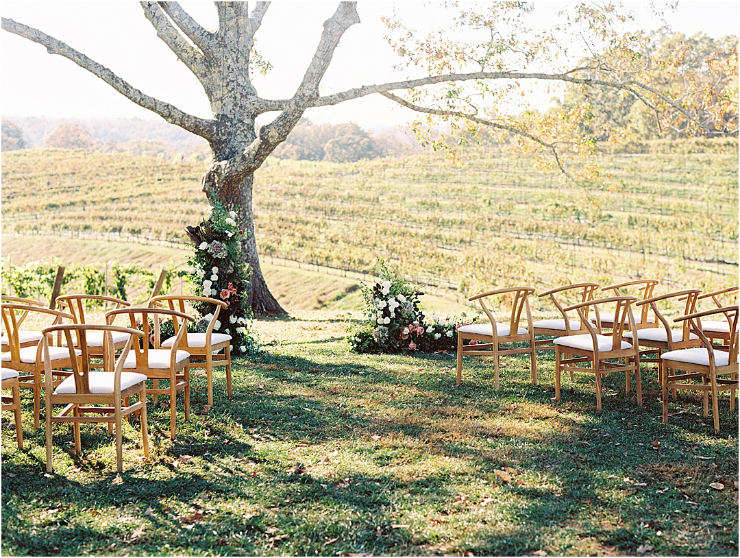 montaluce winery wedding ceremony