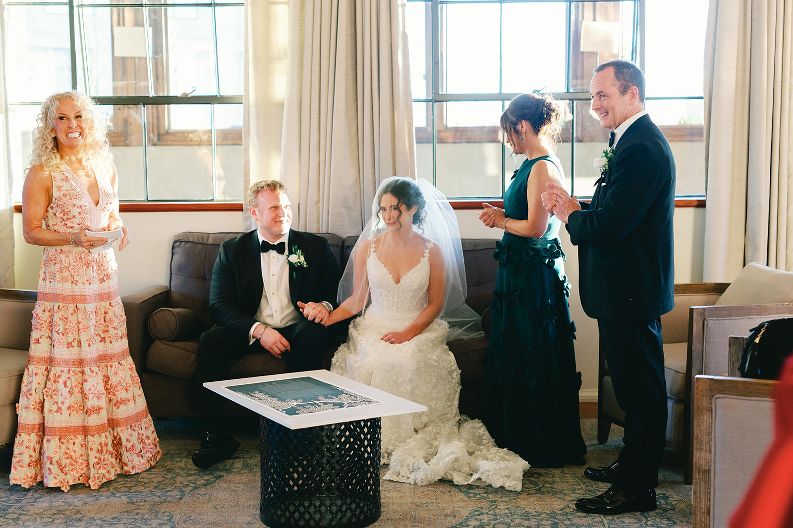 Signing of the Ketubah at Jewish Wedding Atlanta