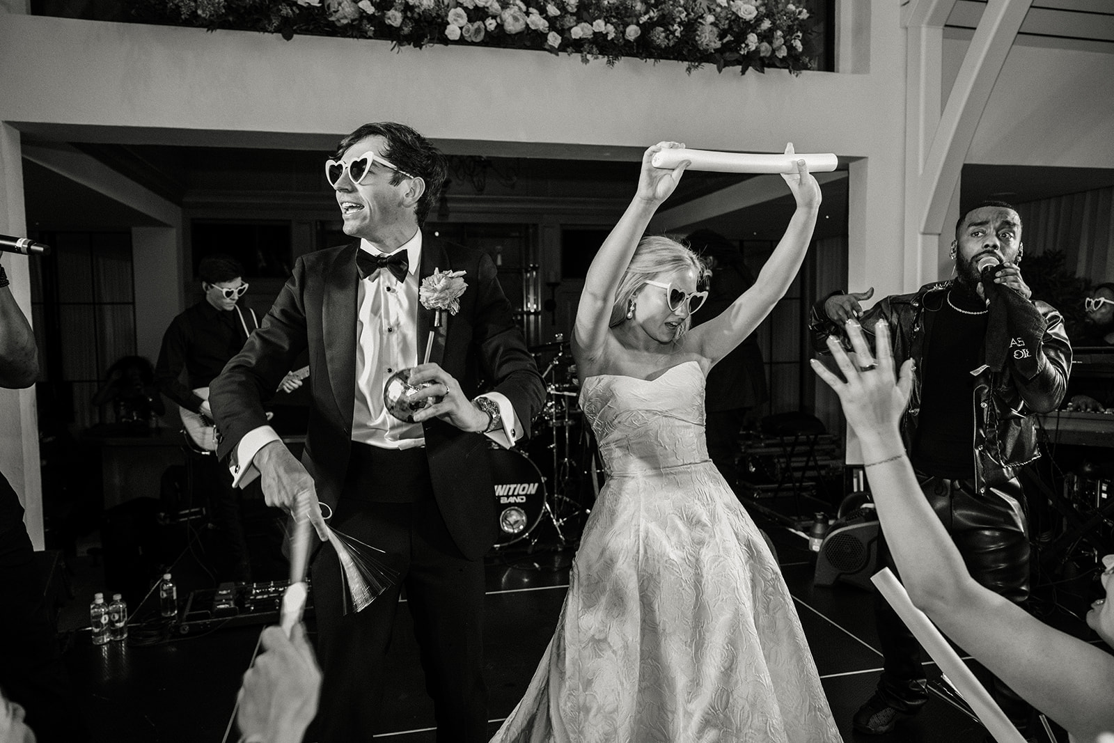 Bride and Groom on Dance Floor at Capital City Club Brookhaven
