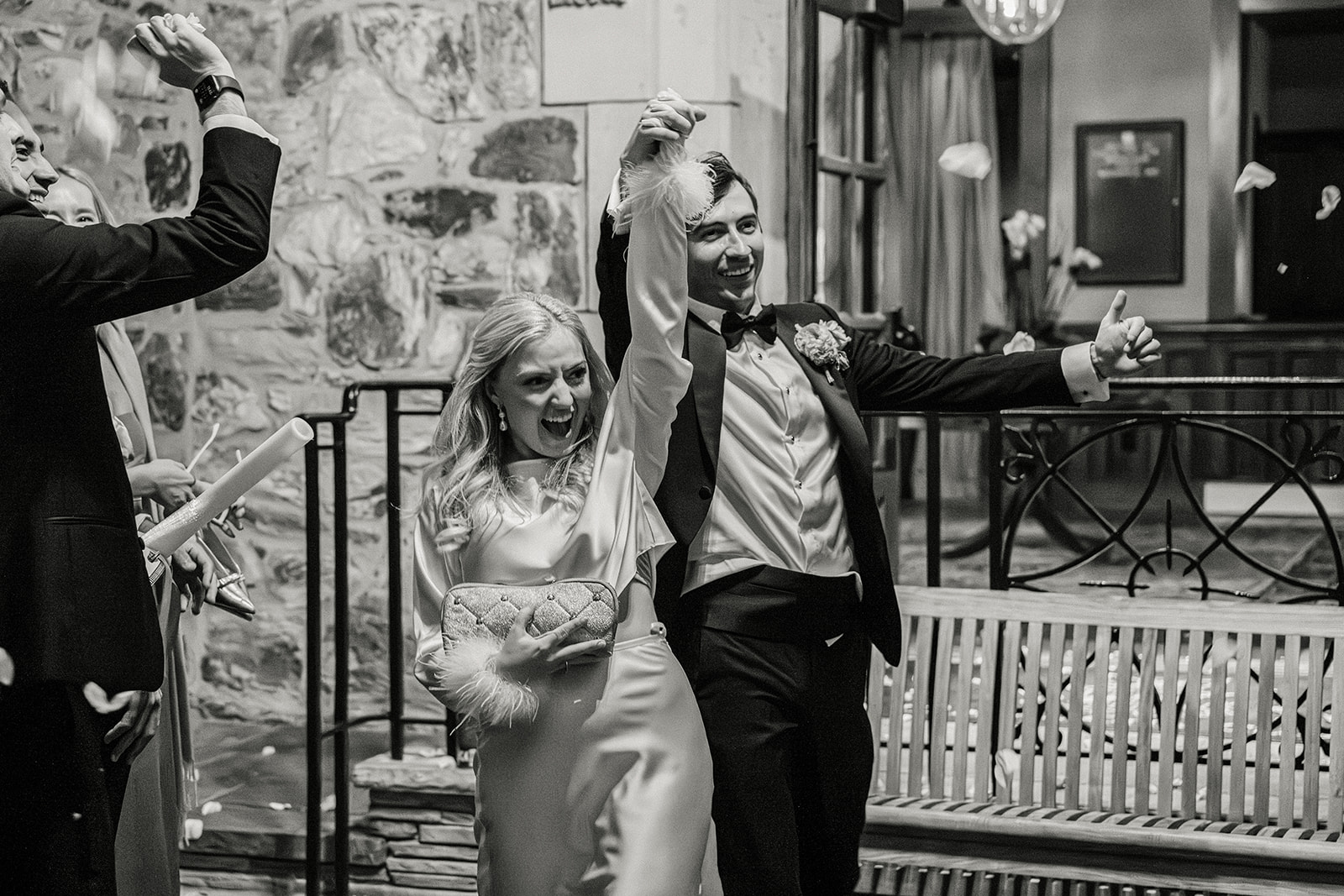 Wedding Grand Exit Capital City Club Brookhaven