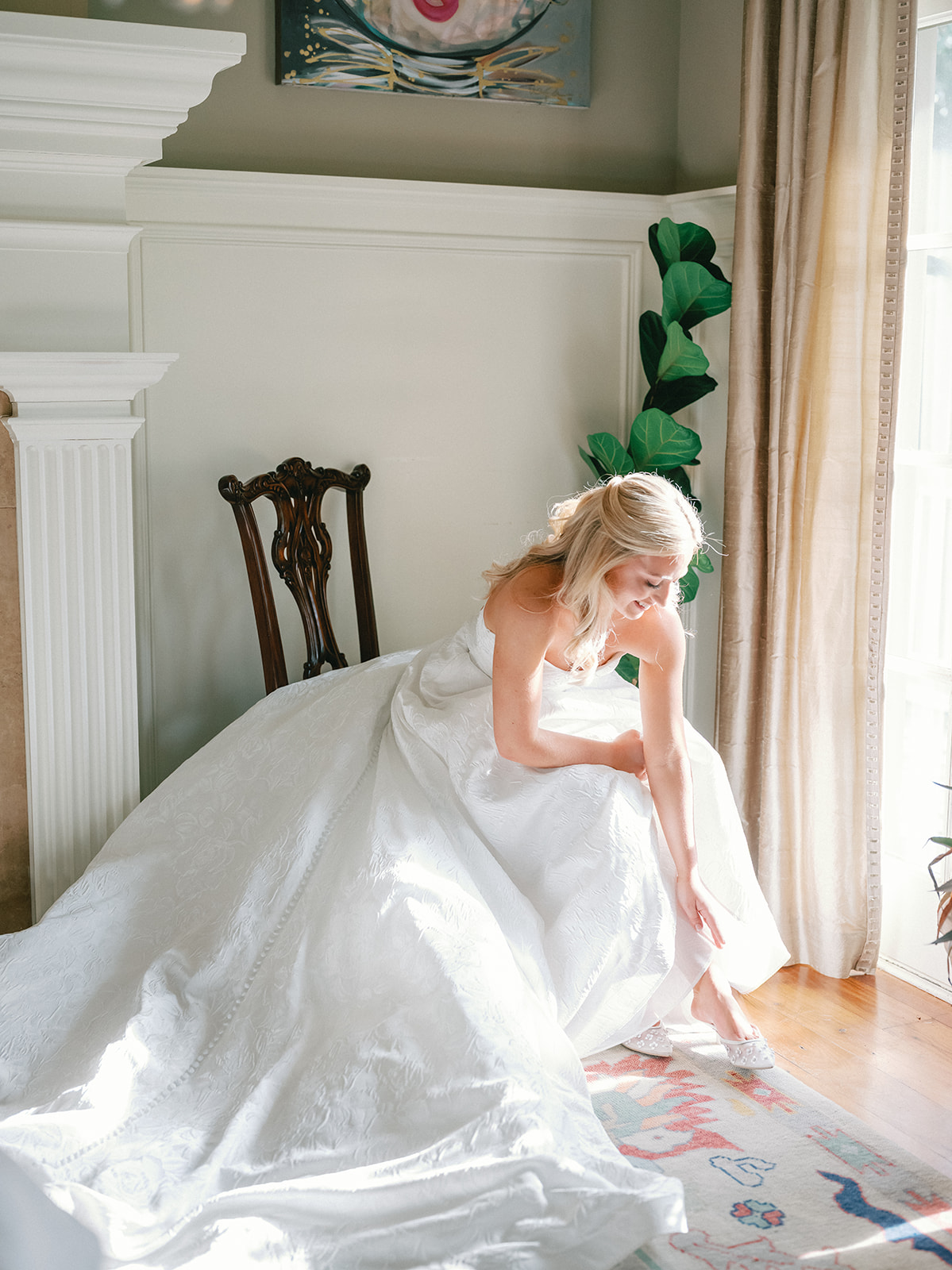 Bride Getting Ready for Day Atlanta 
