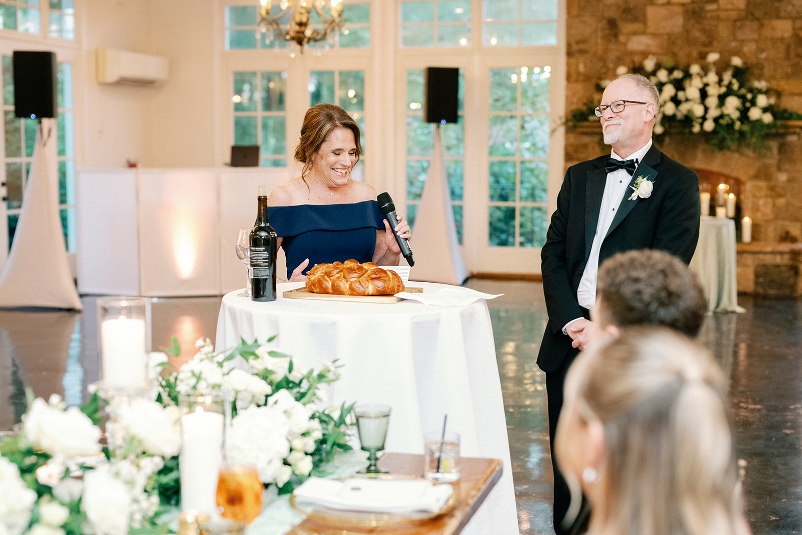Breaking of the Bread at Jewish Wedding
