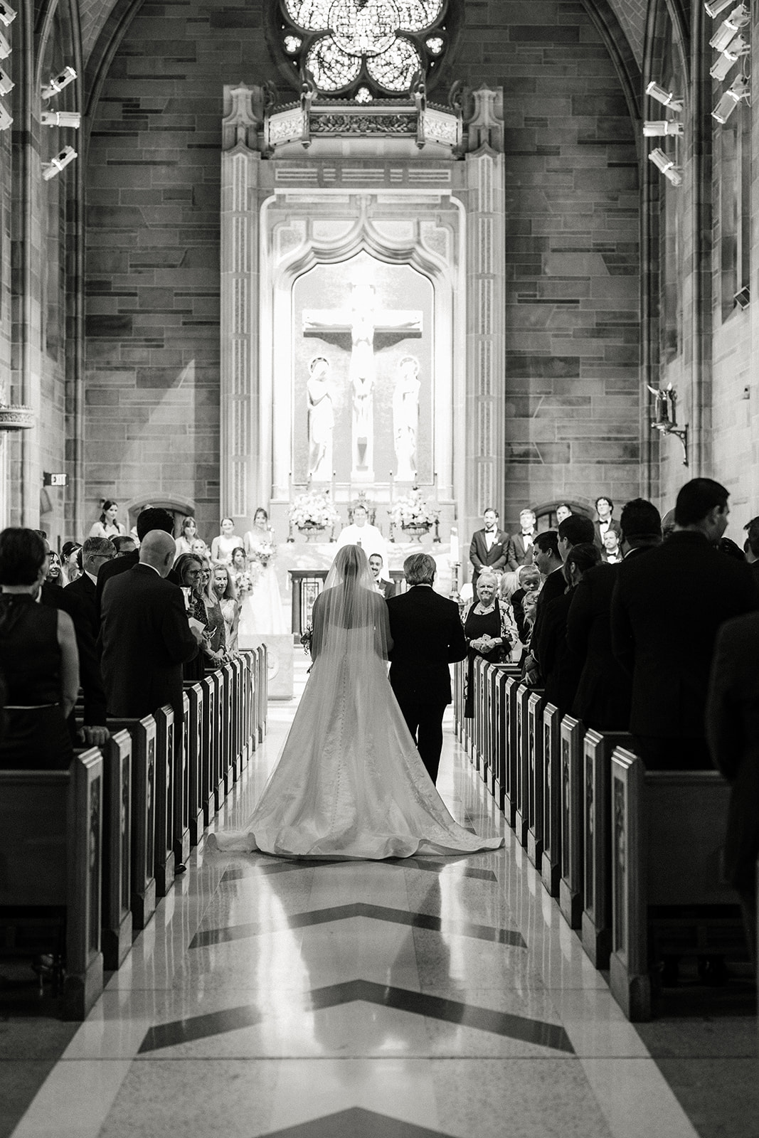Wedding Ceremony at Cathedral of Christ the King