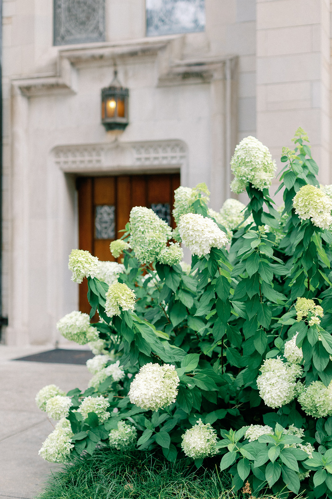 Fresh Flowers Outside Atlanta Church Wedding