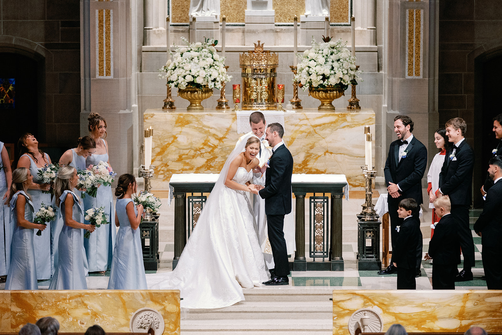 Wedding Ceremony at Cathedral of Christ the King
