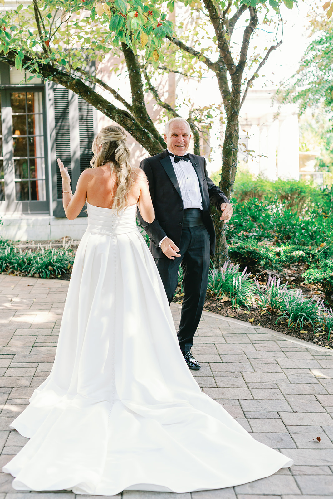 Bride and Dad The Tate House Wedding Photos