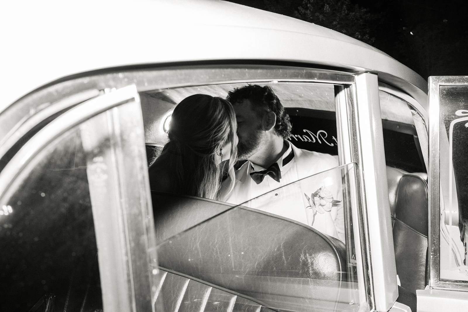 Bride and Groom Exit at Tate House Wedding