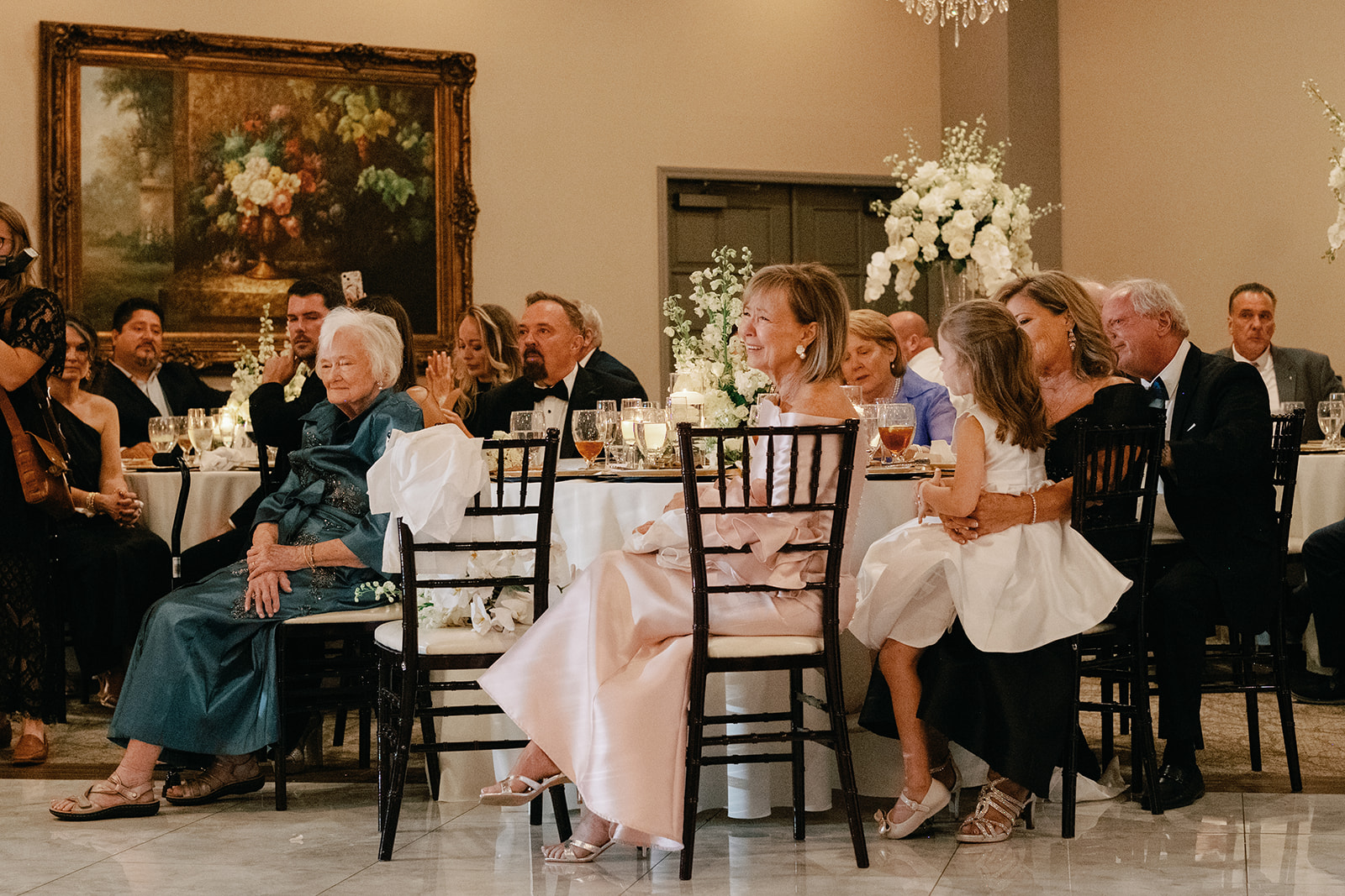 Guests Seated at The Tate House Georgia Wedding